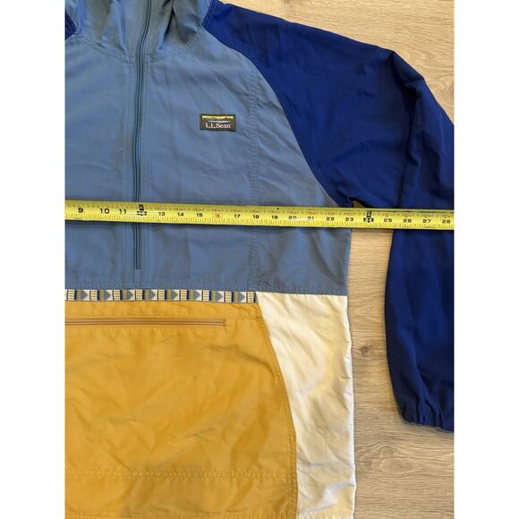 LL Bean Mens M Mountain Classic Jacket Full Zip Hooded Multicolor Color Block - Picture 5 of 7